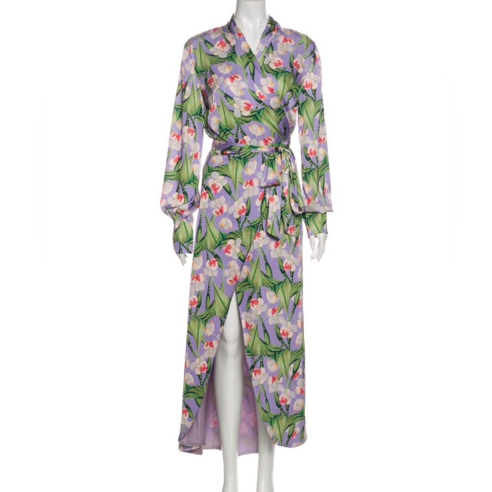 PatBO floral print robe size L
